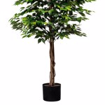 Ficus artificial Benjamina cu trunchi natural - 210 cm