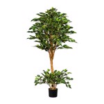 Ficus artificial Benjamina cu trunchi natural UV - 150 cm