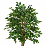 Ficus artificial decorativ Benjamina in ghiveci - 125 cm