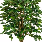 Ficus artificial decorativ Benjamina in ghiveci - 125 cm