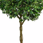 Ficus artificial decorativ Benjamina verde - 300 cm