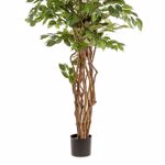Ficus artificial Liana in ghiveci negru din plastic - 170 cm