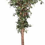 Ficus artificial Retusa cu trunchi natural - 220 cm