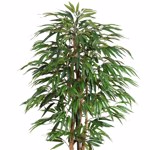 Ficus artificial Weeping cu trunchi natural in ghiveci - 150 cm
