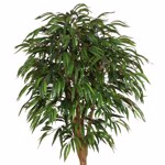 Ficus artificial Weeping cu trunchi natural in ghiveci - 180 cm