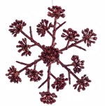 Fulg artificial de Craciun cu fructe de padure - 14 cm