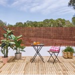 Gard gradina, paravan feriga FERN - 1.5x5m