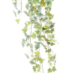 Ghirlanda iedera artificiala verde-crem - 120 cm
