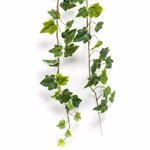 Ghirlanda iedera artificiala verde-crem - 180 cm