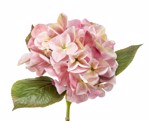 Hortensie artificiala roz-crem - 47 cm