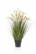 Iarba artificiala decorativa Cattail - 100 cm