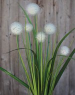 Iarba artificiala decorativa crem - 70 cm