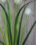 Iarba artificiala decorativa crem - 70 cm