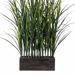 Iarba artificiala decorativa in jardiniera - 90 cm