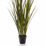 Iarba artificiala decorativa x6 Cattail - 85 cm