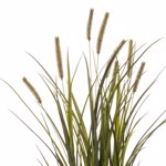 Iarba artificiala decorativa x8 Cattail - 100 cm