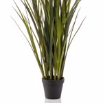 Iarba artificiala decorativa x8 Cattail - 100 cm