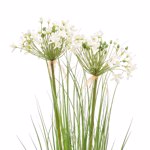 Iarba artificiala verde x2 Agapanthus crem - 80 cm