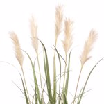 Iarba artificiala verde x5 Pampas crem - 130 cm