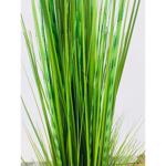 Iarba artificiala decorativa in ghiveci alb - 145 cm