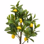 Lamai artificial decorativ in ghiveci din plastic - 75 cm