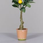 Lamai artificial decorativ in ghiveci ceramic - 70 cm