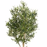 Maslin artificial decorativ TWISTED cu fructe in ghiveci - 120 cm