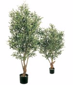Maslin artificial decorativ TWISTED cu fructe in ghiveci - 120 cm