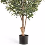 Maslin artificial decorativ TWISTED cu fructe in ghiveci - 180 cm