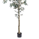 Maslin artificial in ghiveci din plastic - 210 cm