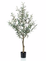 Maslin artificial in ghiveci negru - 115 cm