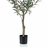 Maslin artificial in ghiveci negru - 115 cm