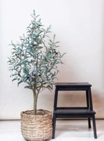 Maslin artificial in ghiveci negru - 115 cm