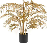 Palmier artificial Areca auriu cu 27 frunze - 105 cm