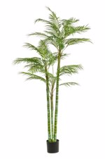Palmier artificial Areca x3 in ghiveci - 195 cm