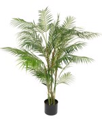 Palmier artificial Chamaedorea in ghiveci din plastic - 120 cm