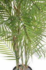 Palmier artificial Chamaedorea in ghiveci din plastic - 120 cm