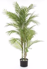 Palmier artificial Chamaedorea in ghiveci din plastic - 120 cm