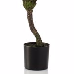 Palmier artificial Chamaedorea in ghiveci din plastic - 85 cm