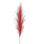 Pampas artificial decorativ maro-visiniu - 115 cm 