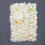 Panou perete flori artificiale crem - 40x65 cm