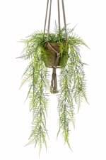 Planta artificiala curgatoare Asparagus in ghiveci - 80 cm
