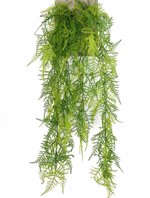 Planta artificiala curgatoare Asparagus verde - 80 cm