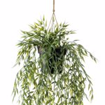 Planta artificiala curgatoare Bamboo in ghiveci - 50 cm