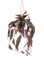 Planta artificiala curgatoare Begonia in ghiveci - 80 cm