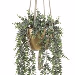 Planta artificiala curgatoare Eucalyptus in ghiveci - 75 cm