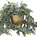 Planta artificiala curgatoare Eucalyptus in ghiveci - 75 cm