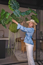 Planta artificiala curgatoare Monstera - 80 cm