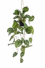Planta artificiala curgatoare Monstera in ghiveci - 80 cm