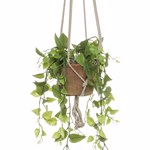 Planta artificiala curgatoare Philodendron in ghiveci - 90 cm